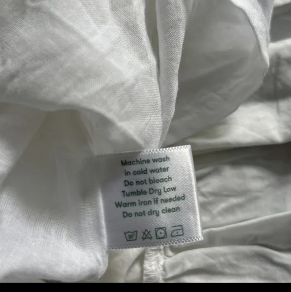 Roller RabbitJanni Tie V-Neck Long Sleeve Ruffle Cuff Waistless Tiered Dress - Picture 7 of 16